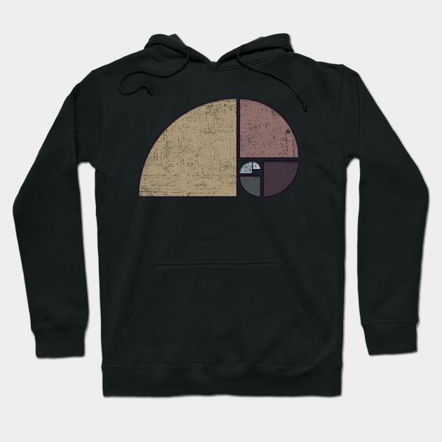 Geometric Fibonacci Spiral Hoodie by ddtk